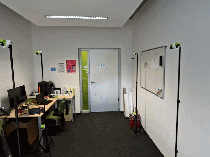 Picture of an arena in an office environment.