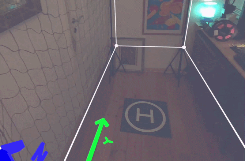 Picture of an arena in a workshop environment.